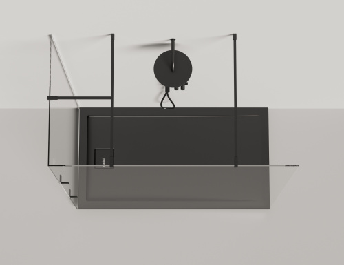 Душевой поддон Salini CAPRI 120221MF 150х80 искусственный камень белый - фото 4